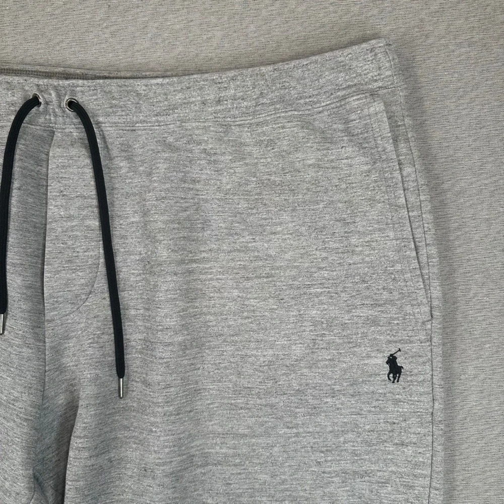 Polo Ralph Lauren Fleece Shorts Mens 3XLT Gray Knit Athletic Shorts Drawstring